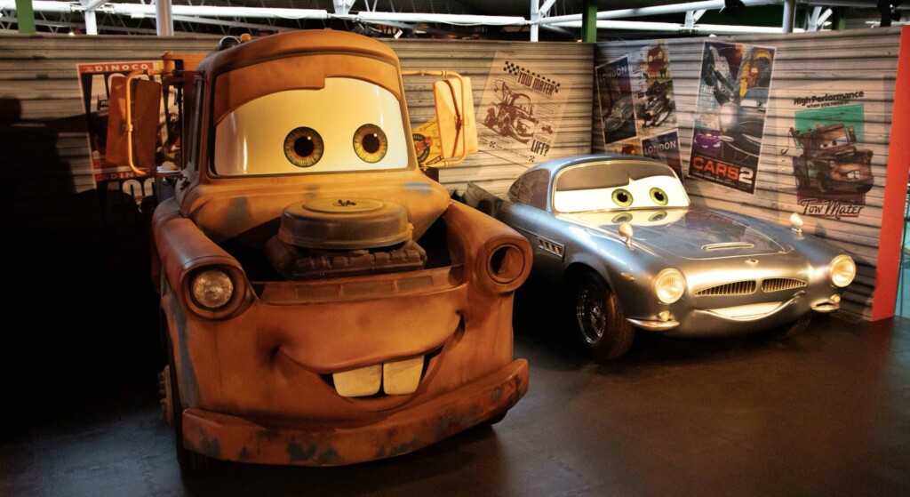 Disney Pixar's cars at the national motor museum